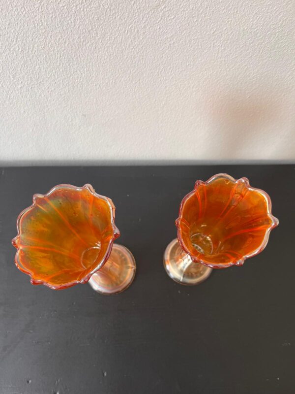 Carnival glass vazen - Afbeelding 7